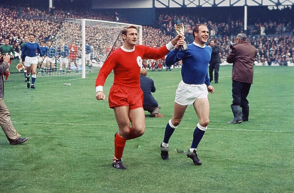 The 1966 FA Charity Shield Merseyside derby match between Liverpool