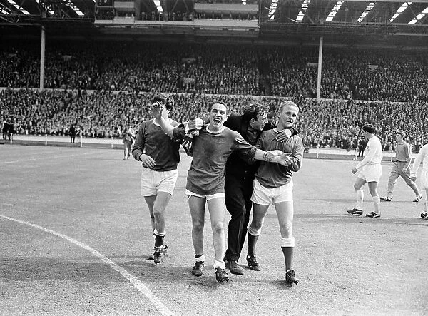 1966 FA Cup final at Wembley stadium. Everton 3 v Sheffield Wednesday 2