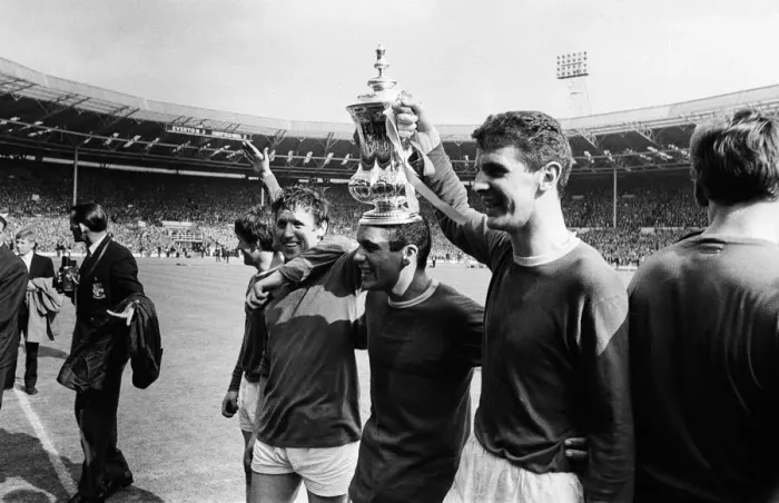Framed Print : 1966 FA Cup final at Wembley stadium. Everton 3 v Sheffield Wednesday 2 Framed Print : 1966 FA Cup final at Wembley stadium. Everton 3 v Sheffield Wednesday 2