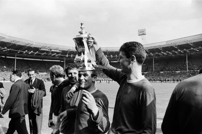 Framed Print : 1966 FA Cup final at Wembley stadium. Everton 3 v Sheffield Wednesday 2 Framed Print : 1966 FA Cup final at Wembley stadium. Everton 3 v Sheffield Wednesday 2