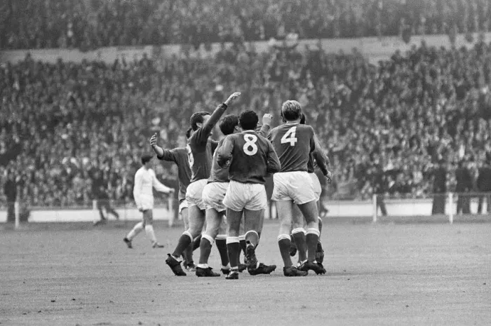 Framed Print : 1966 FA Cup Final at Wembley stadium. Everton 3 v Sheffield Wednesday 2 Framed Print : 1966 FA Cup Final at Wembley stadium. Everton 3 v Sheffield Wednesday 2