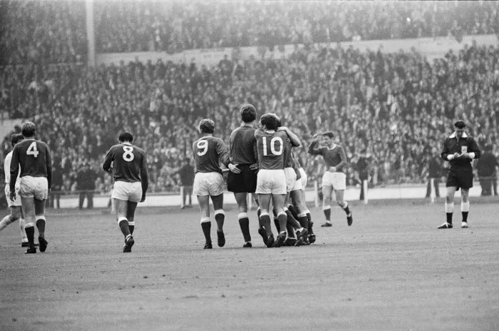 Framed Print : 1966 FA Cup Final at Wembley stadium. Everton 3 v Sheffield Wednesday 2 Framed Print : 1966 FA Cup Final at Wembley stadium. Everton 3 v Sheffield Wednesday 2