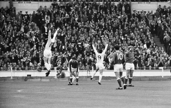 Framed Print : 1966 FA Cup Final at Wembley stadium. Everton 3 v Sheffield Wednesday 2 Framed Print : 1966 FA Cup Final at Wembley stadium. Everton 3 v Sheffield Wednesday 2
