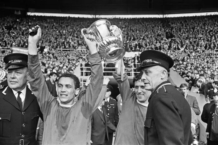 Framed Print : 1966 FA Cup Final at Wembley stadium. Everton 3 v Sheffield Wednesday 2 Framed Print : 1966 FA Cup Final at Wembley stadium. Everton 3 v Sheffield Wednesday 2