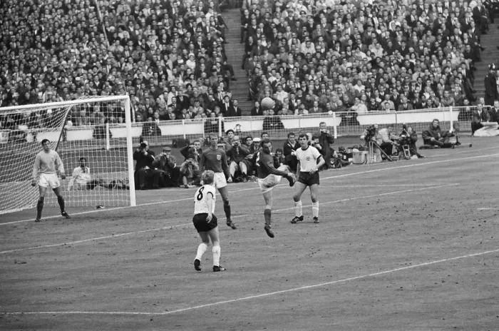 Framed Print : 1966 World Cup Final at Wembley Stadium. England 4 v West Germany 2 Framed Print : 1966 World Cup Final at Wembley Stadium. England 4 v West Germany 2