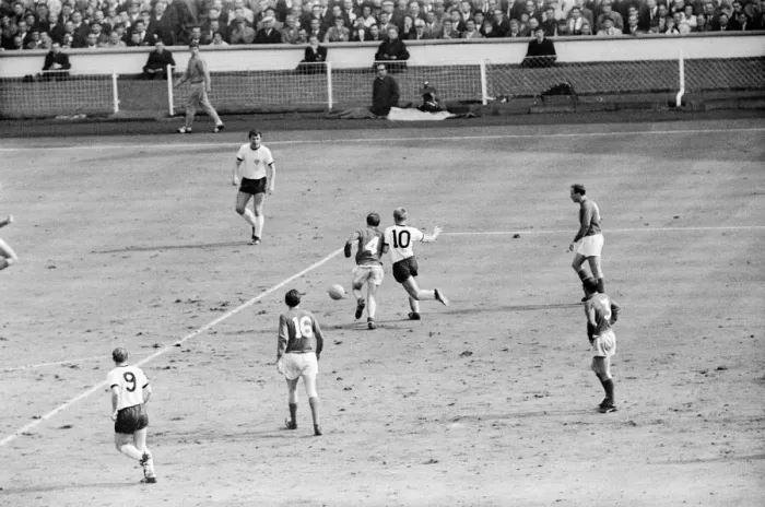 Framed Print : 1966 World Cup Final at Wembley Stadium. England 4 v West Germany 2 after extra Framed Print : 1966 World Cup Final at Wembley Stadium. England 4 v West Germany 2 after extra