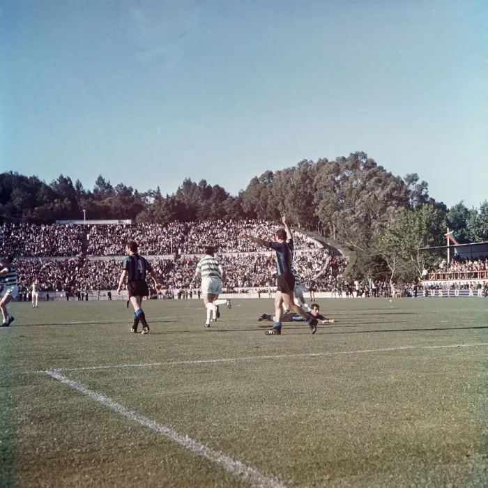 Framed Print : 1967 European Cup Final held at the Estadio Nacional in Lisbon, Portugal Framed Print : 1967 European Cup Final held at the Estadio Nacional in Lisbon, Portugal