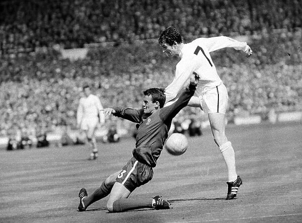 1967 FA Cup Final at Wembley Tottenham Hotspur v Chelsea Spurs Alan Mullery