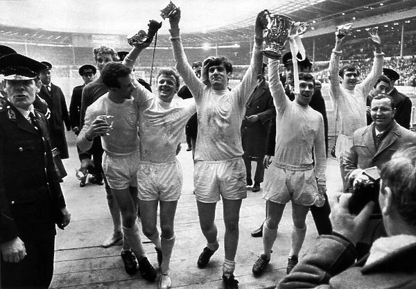 1968 League Cup Final at Wembley Stadium. Leeds United 1 v Arsenal 0
