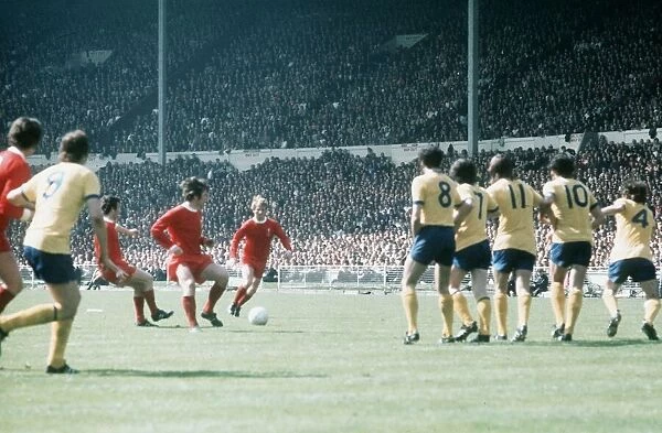 1971 FA Cup Final at Wembley May 1971 Arsenal 2 v Liverpool 1 Arsenal players