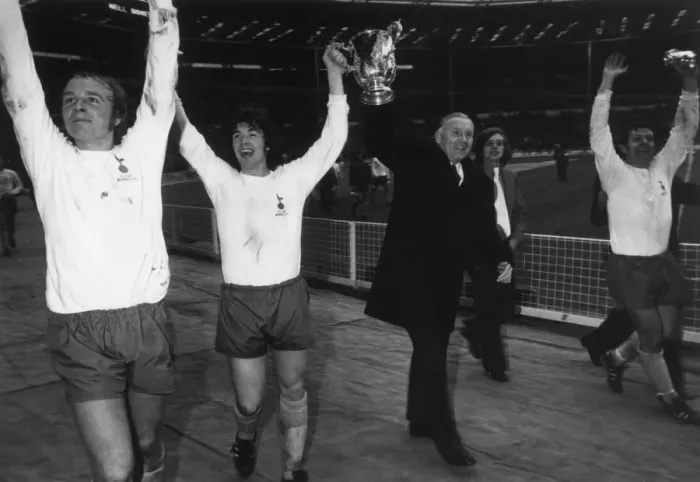 Framed Print : 1971 League Cup Final at Wembley Stadium. Tottenham Hotspur 2 v Aston Villa 0 Framed Print : 1971 League Cup Final at Wembley Stadium. Tottenham Hotspur 2 v Aston Villa 0