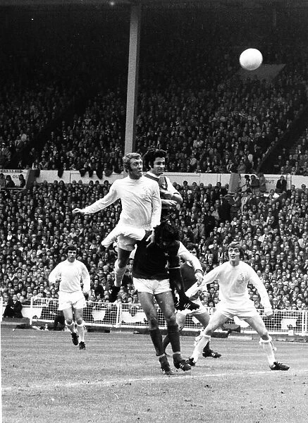 1972 FA Cup Final at Wembley Leeds United 1 v Arsenal 0 May 1972 Mick Jones of