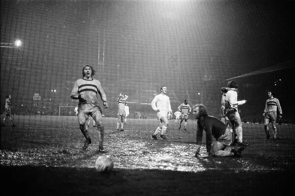 1972 League Cup Semi-final 2nd Replay. Stoke put a goal past Bobby Moore who is