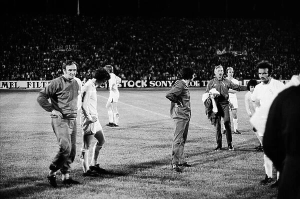 1973 European Cup Winners Cup Final at the Kaftanzoglio Stadium in Thessaloniki, Greece