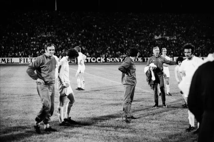 Framed Print : 1973 European Cup Winners Cup Final at the Kaftanzoglio Stadium in Thessaloniki, Greece