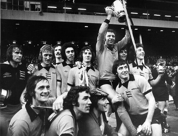 1974 League Cup Final at Wembley Stadium. Wolverhampton Wanderers 2 v