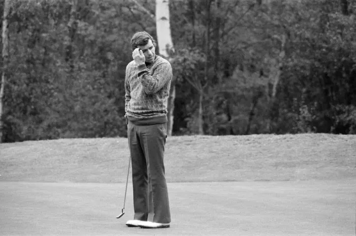 Framed Print : 1974 Piccadilly World Match Play Championship at Wentworth, Friday 11th October 1974 Framed Print : 1974 Piccadilly World Match Play Championship at Wentworth, Friday 11th October 1974