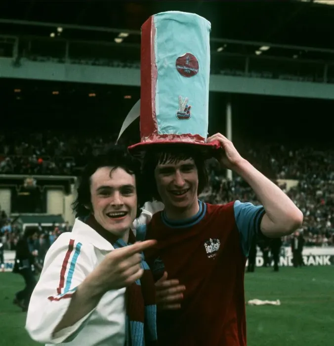 Framed Print : 1975 FA Cup Final at Wembley May 1975 West Ham United 2 v Fulham 0 West Ham