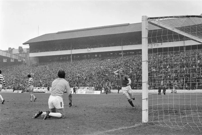 Framed Print : The 1975 Glasgow Cup Final contested between Rangers and Celtic at Hampden Park Framed Print : The 1975 Glasgow Cup Final contested between Rangers and Celtic at Hampden Park