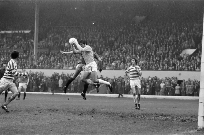 Framed Print : The 1975 Glasgow Cup Final contested between Rangers and Celtic at Hampden Park Framed Print : The 1975 Glasgow Cup Final contested between Rangers and Celtic at Hampden Park