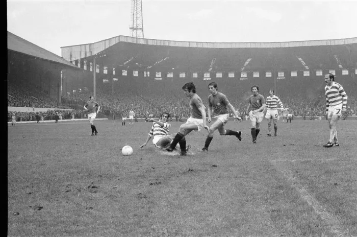 Framed Print : The 1975 Glasgow Cup Final contested between Rangers and Celtic at Hampden Park Framed Print : The 1975 Glasgow Cup Final contested between Rangers and Celtic at Hampden Park