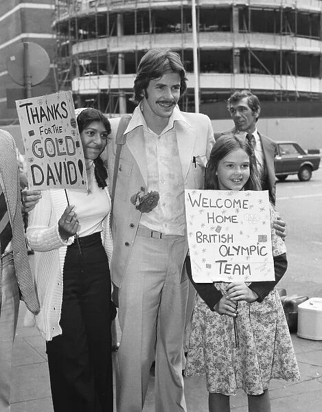1976 British Olympic Team Returns Home, London Heathrow Airport, 3rd August 1976