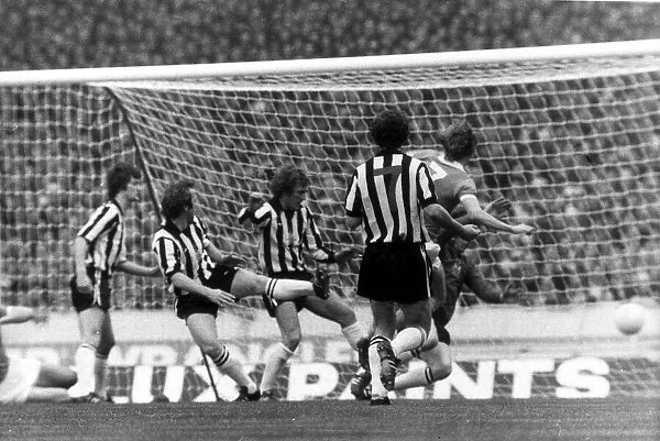 1976 League Cup Final at Wembley Stadium. Manchester City 2 v Newcastle United 1