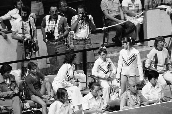 The 1976 Summer Olympics in Montreal, Canada. Womens Gymnastics