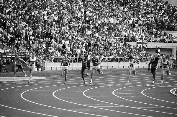 The 1976 Summer Olympics in Montreal, Canada. Pictured, the final of the Women