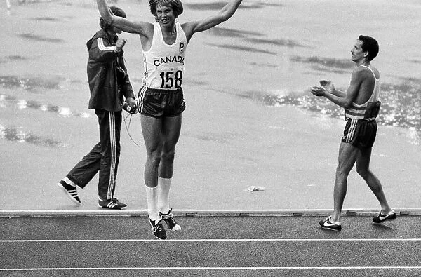 The 1976 Summer Olympics in Montreal, Canada. Pictured, Canadian high jumper Greg Joy