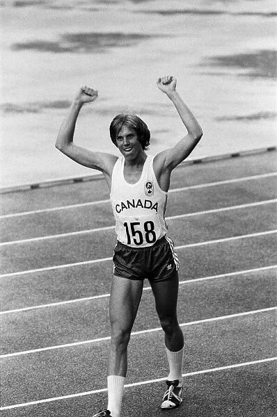 The 1976 Summer Olympics in Montreal, Canada. Pictured, Canadian high jumper Greg Joy