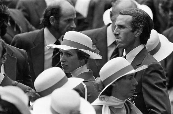 The 1976 Summer Olympics in Montreal, Canada. Pictured, Princess Anne at the opening