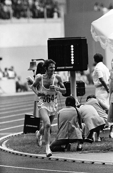 The 1976 Summer Olympics in Montreal, Canada. Pictured, the mens 10, 000 metres race