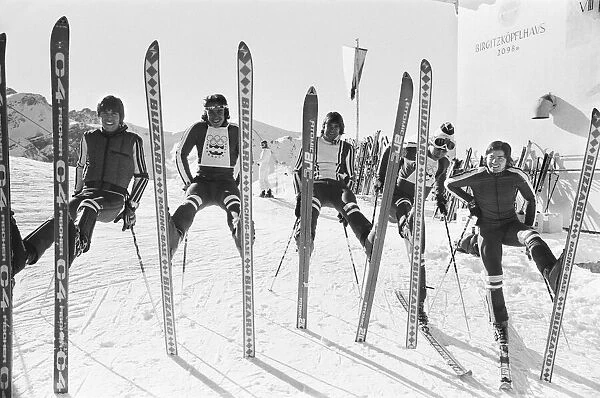 1976 Winter Olympic Games, Innsbruck, Austria. 8th February 1976. British Ski Team