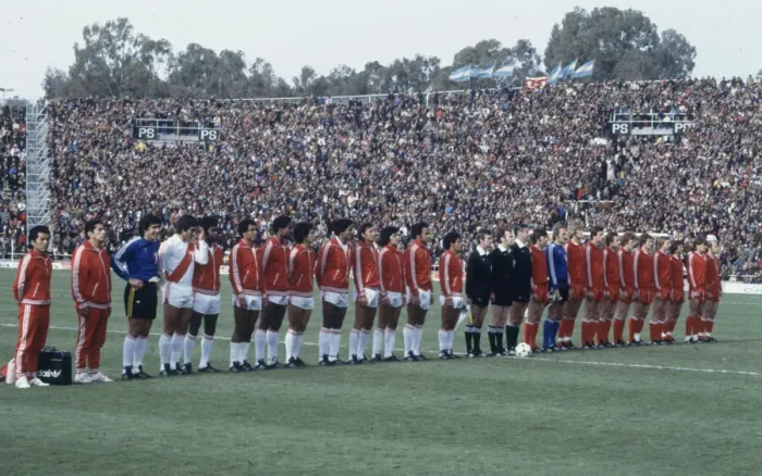 Framed Print : 1978 World Cup second Round Group B match in Mendoza, Argentina. Peru 0 v Poland 1 Framed Print : 1978 World Cup second Round Group B match in Mendoza, Argentina. Peru 0 v Poland 1