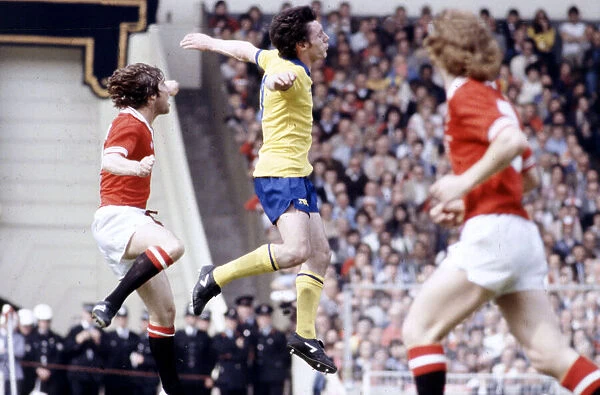 1979 FA Cup Final Arsenal v Manchester United Frank Stapleton & Martin Buchan