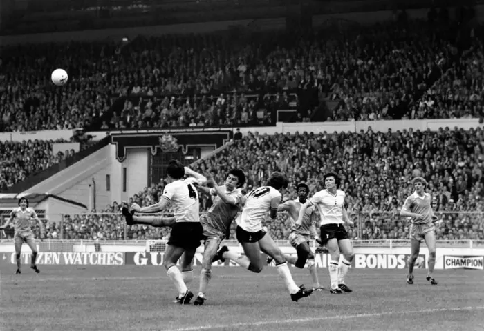 Framed Print : 1980  /  81 Season F. A. Cup Final Wembley. Tottenham Hotspur v Manchester City