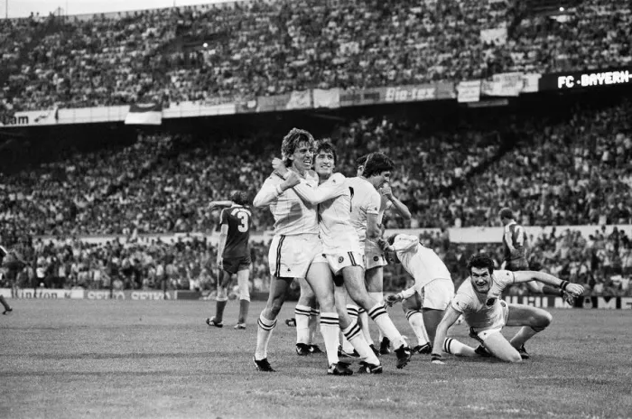 Framed Print : The 1982 European Cup Final was played on 26 May 1982. English champions Aston Villa Framed Print : The 1982 European Cup Final was played on 26 May 1982. English champions Aston Villa
