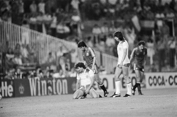 1982 World Cup Finals Second Round Group B match in Madrid, Spain