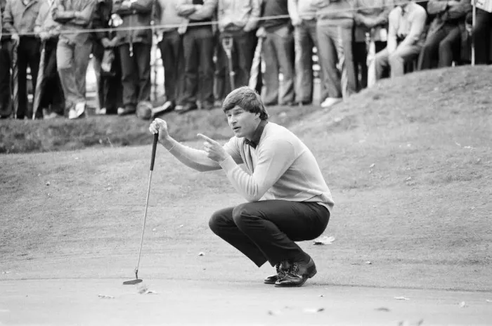 Framed Print : 1983 Suntory World Match Play Championship at Wentworth, Friday 7th October 1983 Framed Print : 1983 Suntory World Match Play Championship at Wentworth, Friday 7th October 1983