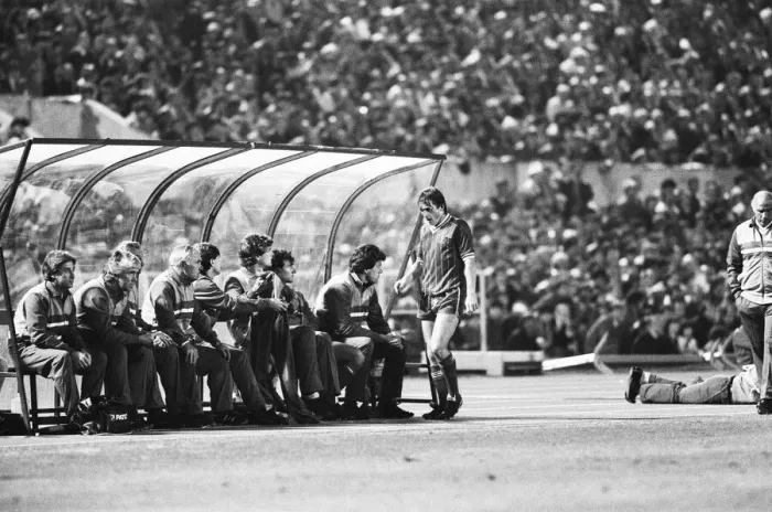 Framed Print : 1984 European Cup Final at Stadio Olimpico, Rome. Liverpool 1-1 As Roma Framed Print : 1984 European Cup Final at Stadio Olimpico, Rome. Liverpool 1-1 As Roma