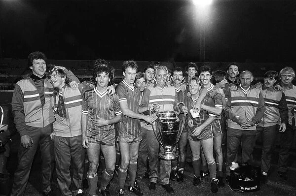 1984 European Cup Final at Stadio Olimpico, Rome. Liverpool 1-1 As Roma