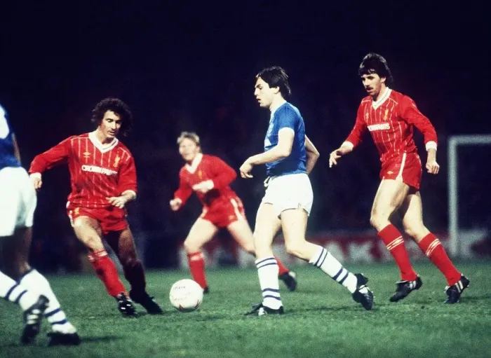 Framed Print : 1984 Milk cup Final Replay at Old Trafford. Liverpool 1 v Everton 0 Framed Print : 1984 Milk cup Final Replay at Old Trafford. Liverpool 1 v Everton 0