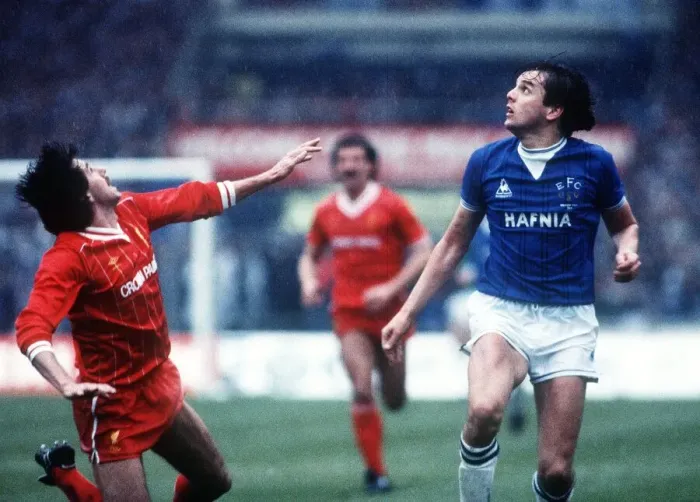 Framed Print : 1984 Milk cup Final Replay at Old Trafford. Liverpool 1 v Everton 0