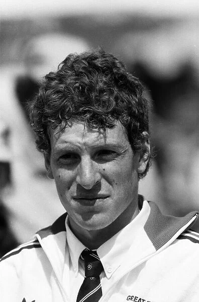 The 1984 Summer Olympics in Los Angeles. UK pentathlete Richard Phelps. July 1984