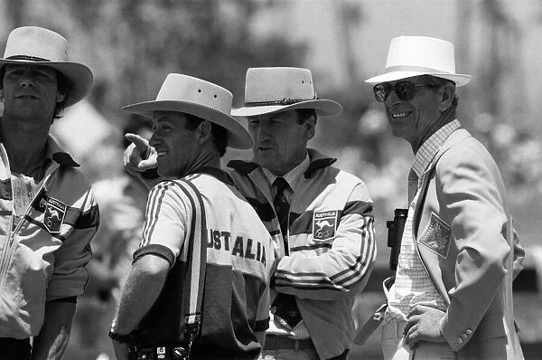 The 1984 Summer Olympics in Los Angeles. Prince Philip, Duke of Edinburgh at Fairbanks