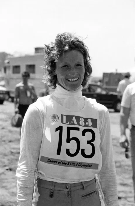 Framed Print : The 1984 Summer Olympics in Los Angeles. Lucinda Green at Fairbanks Ranch, San Diego