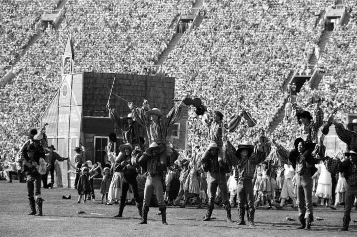 Framed Print : The 1984 Summer Olympics in Los Angeles, California. Scenes during the Opening Ceremony Framed Print : The 1984 Summer Olympics in Los Angeles, California. Scenes during the Opening Ceremony