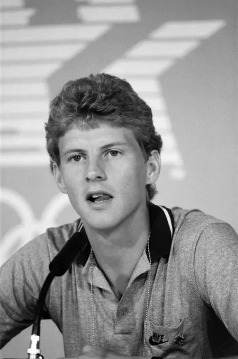 Framed Print : The 1984 Summer Olympics in Los Angeles. Steve Cram. August 1984 Framed Print : The 1984 Summer Olympics in Los Angeles. Steve Cram. August 1984