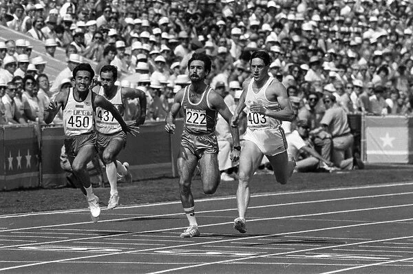 The 1984 Summer Olympics in Los Angeles. Alan Wells. August 1984